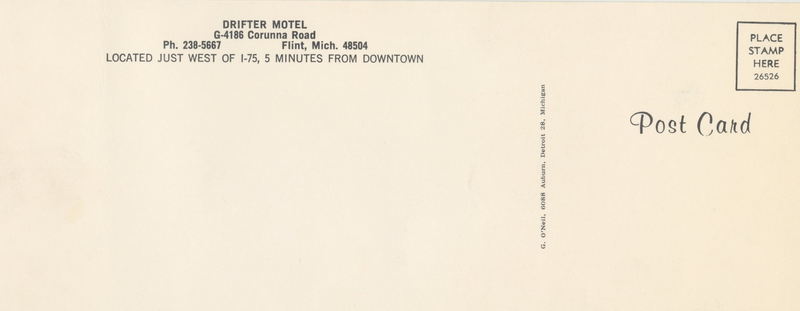 Drifter Motel (Economy Inn) - Vintage Postcard